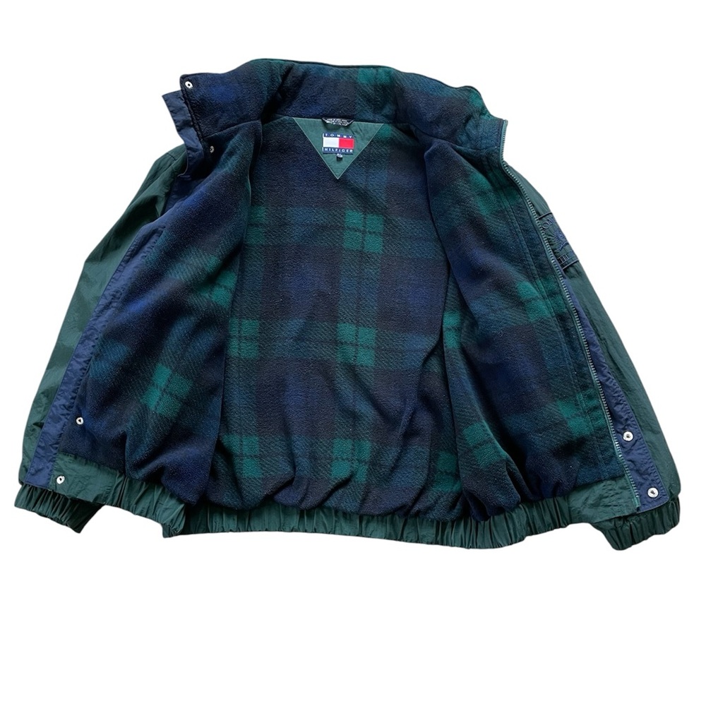 Vintage Tommy Hilfiger Dark Green Windbreaker Jacket - Picture 6 of 11